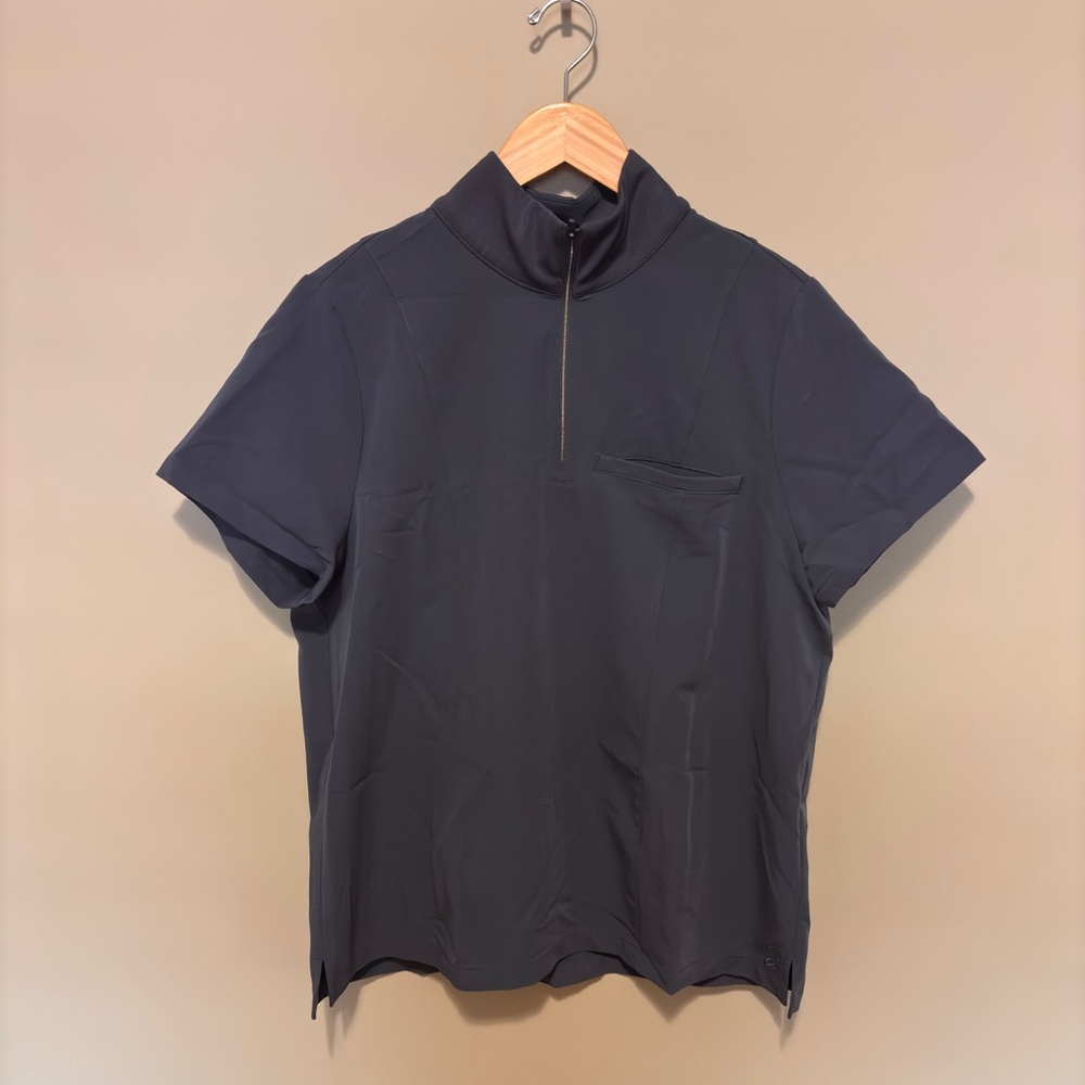 Jaanuu Zip Collar Scrub Top